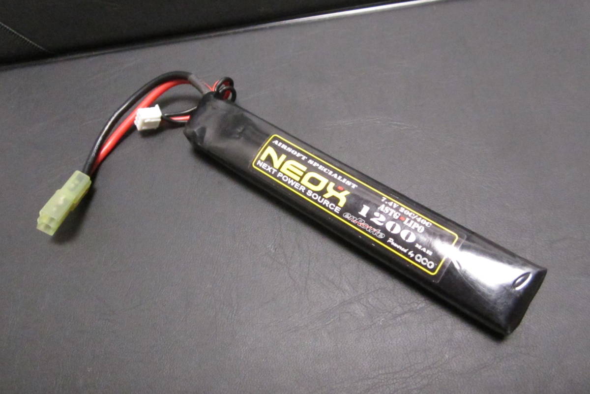 MR)　NEOX　7.4V　1200ｍAh　リポバッテリー　_画像1