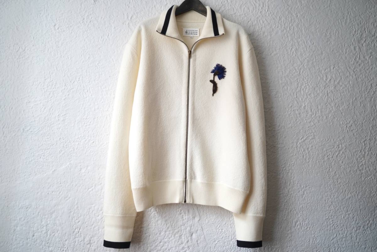 結婚祝い 22SS ジップアップウールニットブルゾン / Maison Margiela