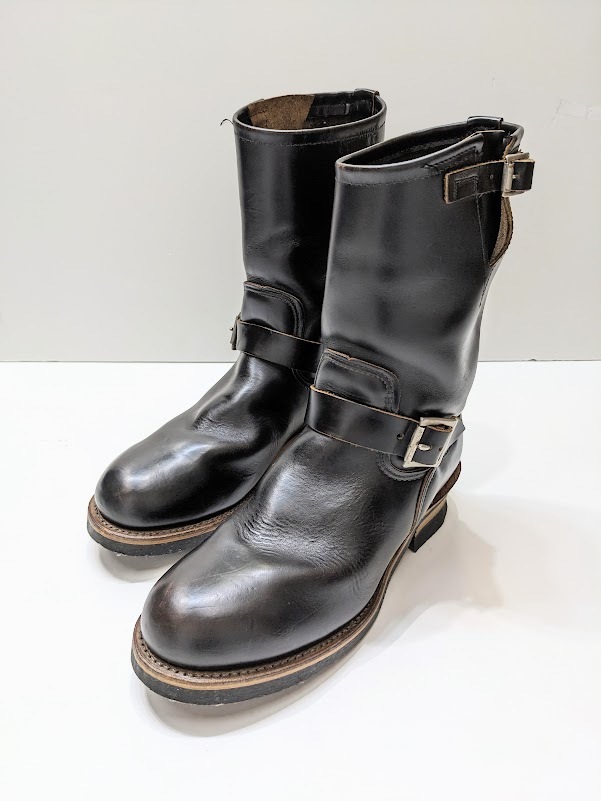 良品 RED WING レッドウィング PT91 エンジニアブーツ ブラック 茶芯 US8.5 D 26.5cm レザー ②_画像1