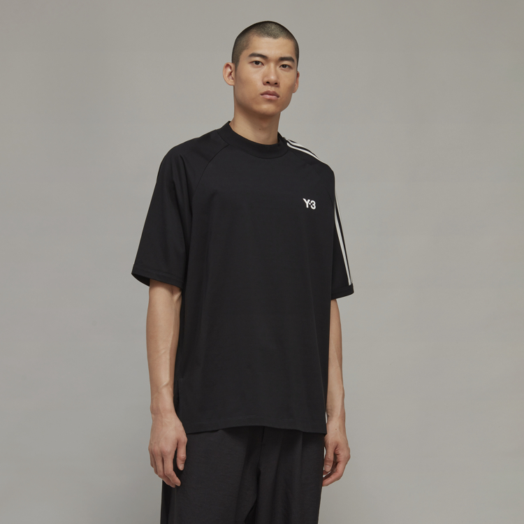  прекрасный товар Y-3wa стул Lee 3-STRIPES SHORT SLEEVE TEE H63065 короткий рукав футболка линия 3S SS TEE Adidas Yohji Yamamoto обычная цена 28050 иен 