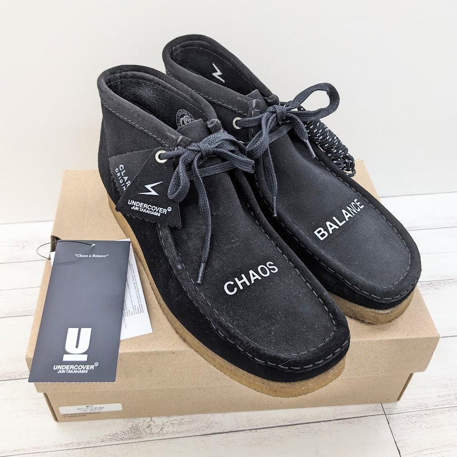 未使用品 UNDERCOVER アンダーカバー × Clarks Originals クラークス Wallabee Boot ワラビー ブーツ  スエード ブラック 黒 コラボ 別注