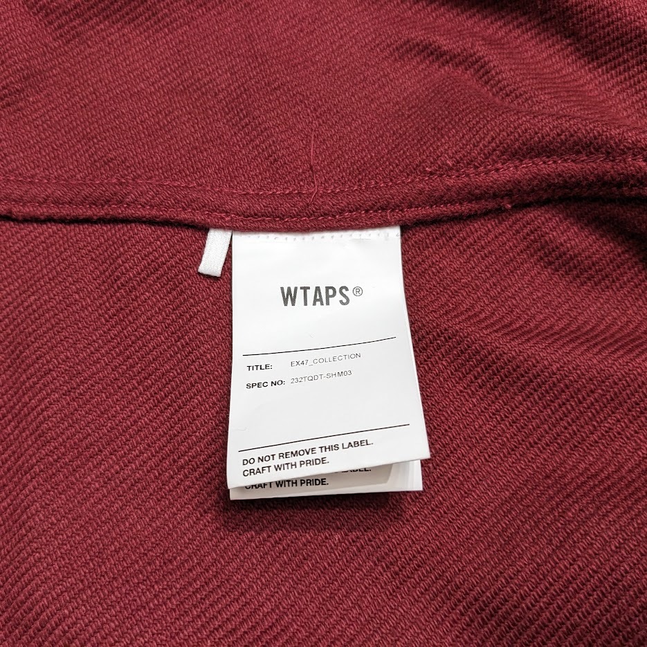 23AW WTAPS ダブルタップス ワークシャツ シャツジャケット 232TQDT