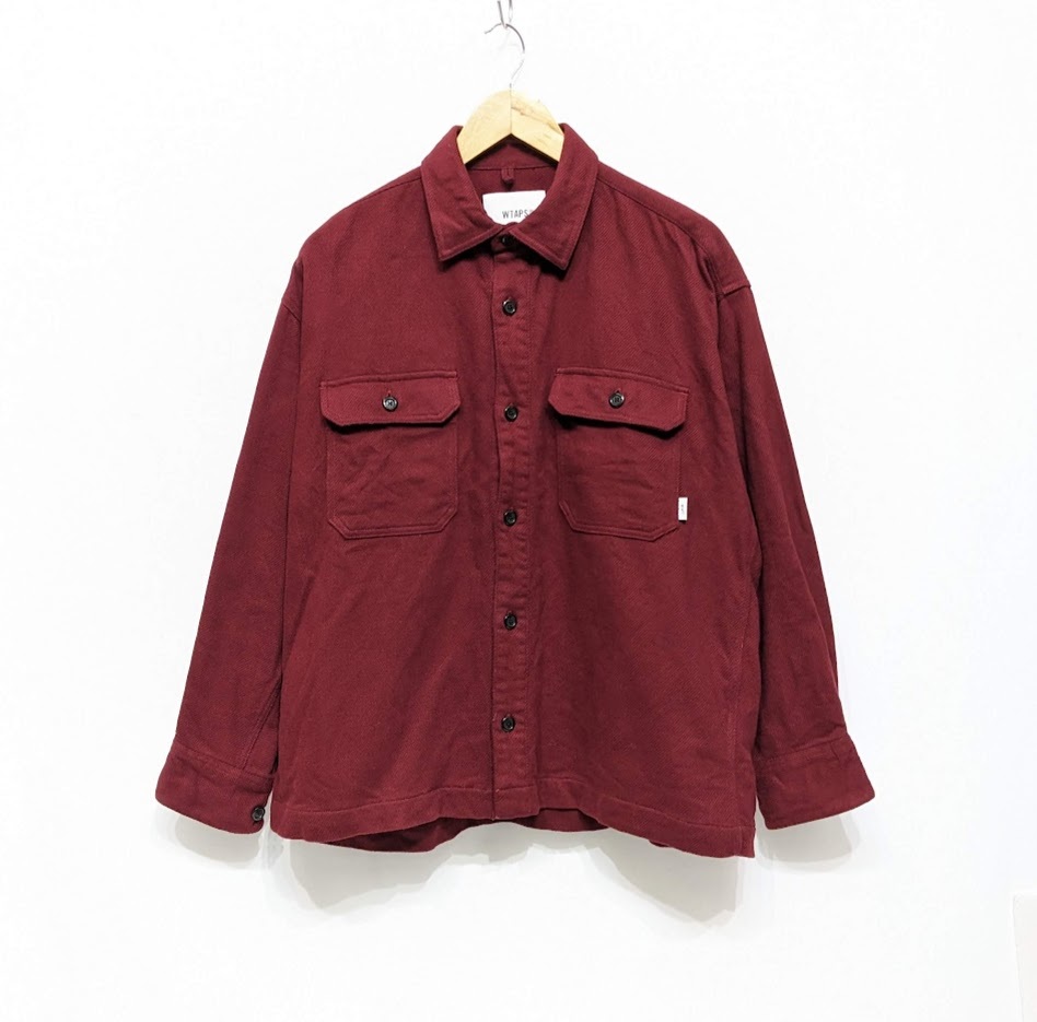 23AW WTAPS ダブルタップス ワークシャツ シャツジャケット 232TQDT