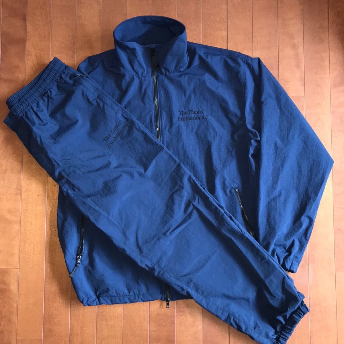 エンノイ　ennoy シャカシャカ　ネイビー　XL ナイロンセットアップ　シャカシャカエブリデイ　23年　navy blue