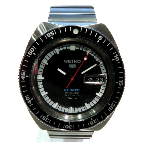 セイコー セイコー5スポーツ 4R36-13S0 55周年記念限定 自動巻 時計 腕時計 メンズ 美品☆0101