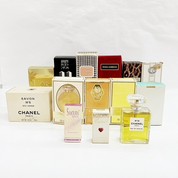 Sold at Auction: Chanel No.5 parfum 50ml and Dolce & Gabbana