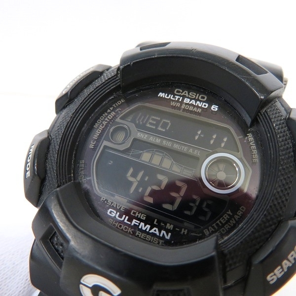カシオ ガルフマン GW-9110BW ソーラー 時計 腕時計 メンズ☆0341_画像4