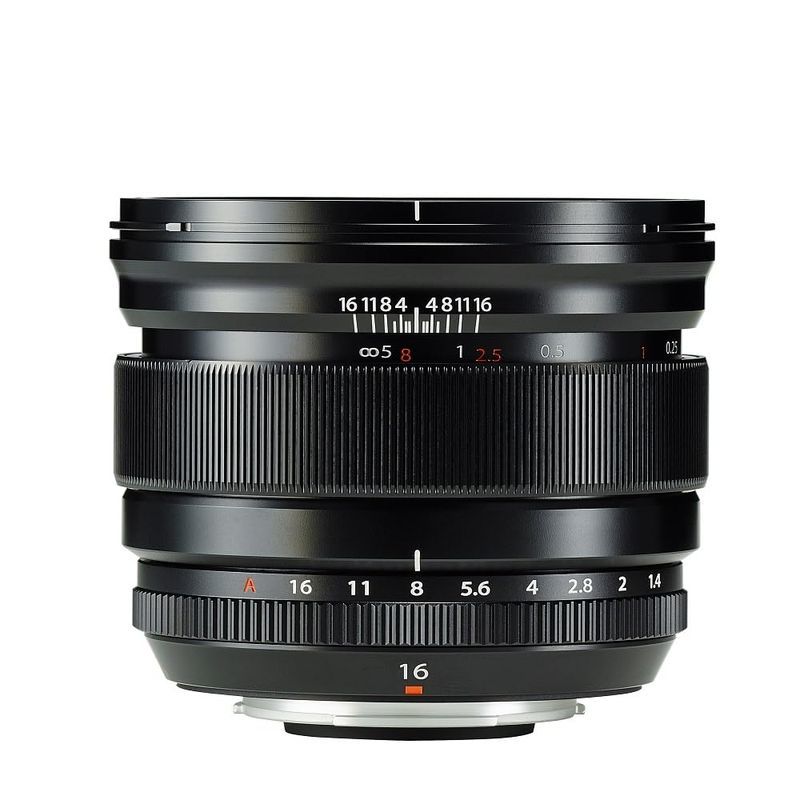 FUJIFILM X 交換レンズ フジノン 単焦点 広角 コンパクト 16mm F2.8 防塵防滴耐低温 絞りリング ブラック F XF16_画像1