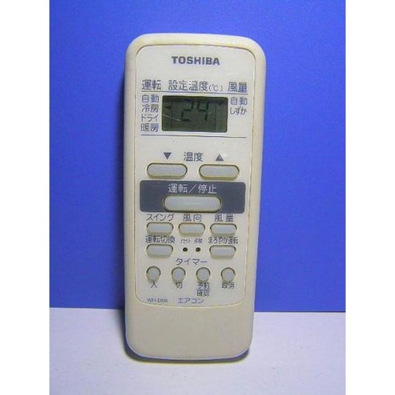 東芝 エアコンリモコン WH-D6B_画像1