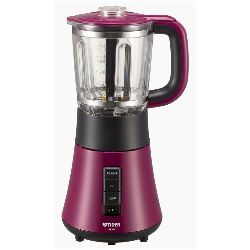 タイガー魔法瓶(TIGER) ミキサー スムージー ジューサー ミルつき 700ml ボルドー SKS-G700-V