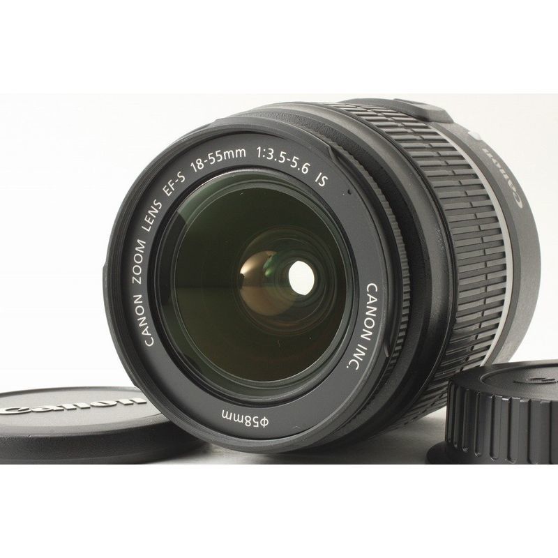 Canon 標準ズームレンズ EF-S18-55mm F3.5-5.6 IS APS-C対応_画像1