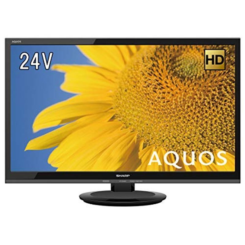  SHARP  24V модель    жидкокристалический   TV  AQUOS 2T-C24ADB ... Vision  ... включено HDD реакция ( оборотная сторона  номер ...)  черный   2018 год   модель  