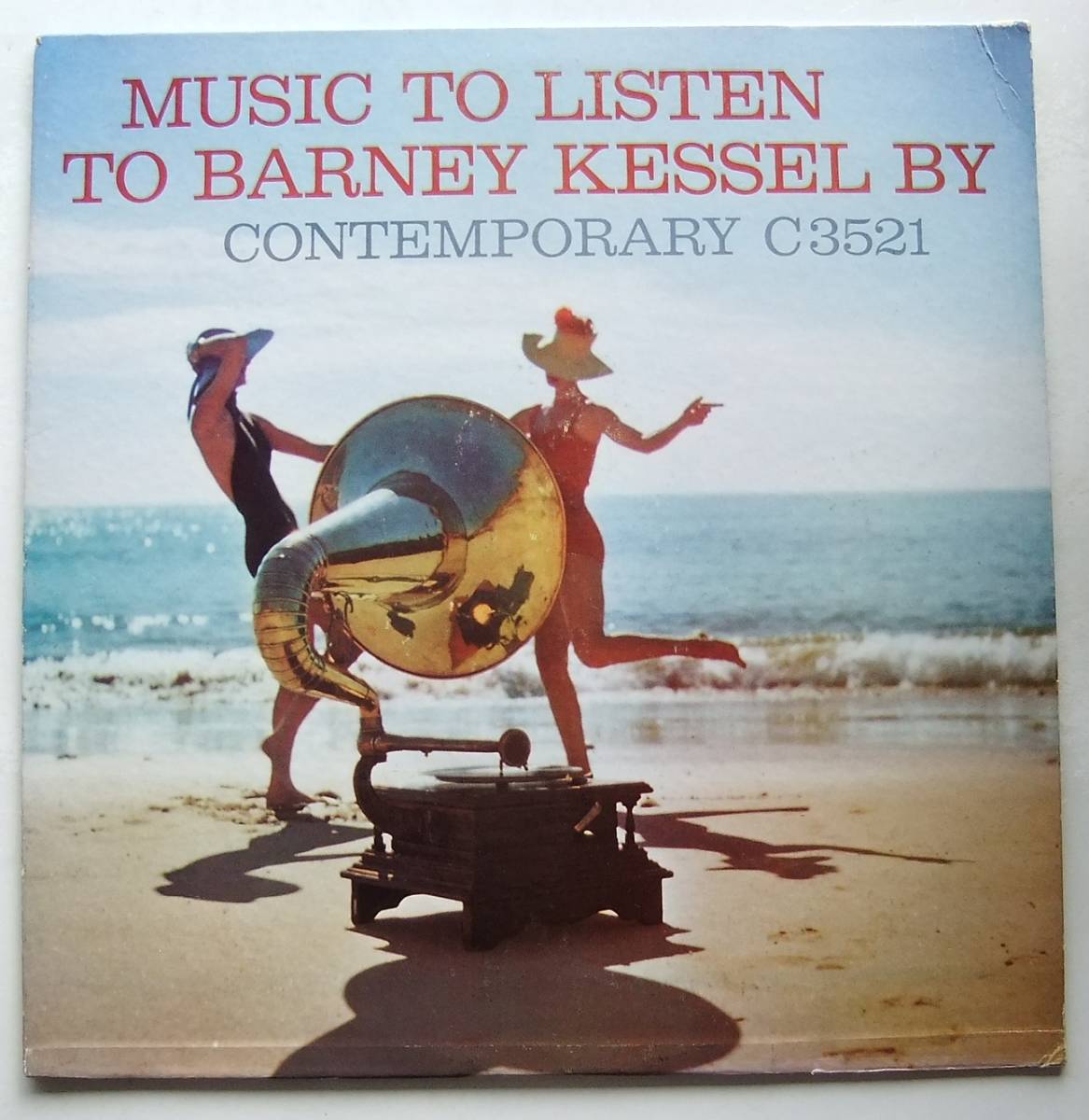 ◆ Music To Listen To BARNEY KESSEL By ◆ Contemporary C3521 (yellow:dg:D1) ◆ P_画像1