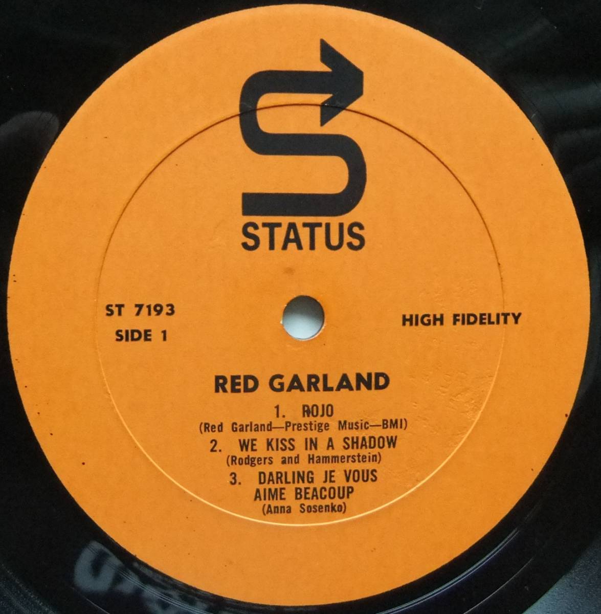 ◆ RED GARLAND Trio / Rojo ◆ Status ST 7193 (orange:RVG) ◆_画像3