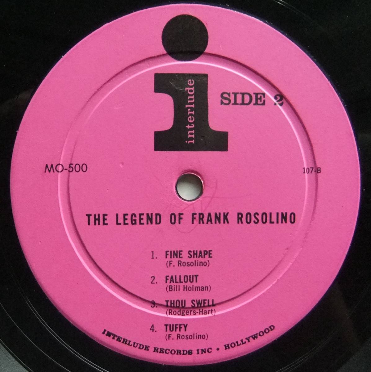 ◆ The Legend of FRANK ROSOLINO ◆ Interlude MO 500 (pink:dg) ◆ V_画像4