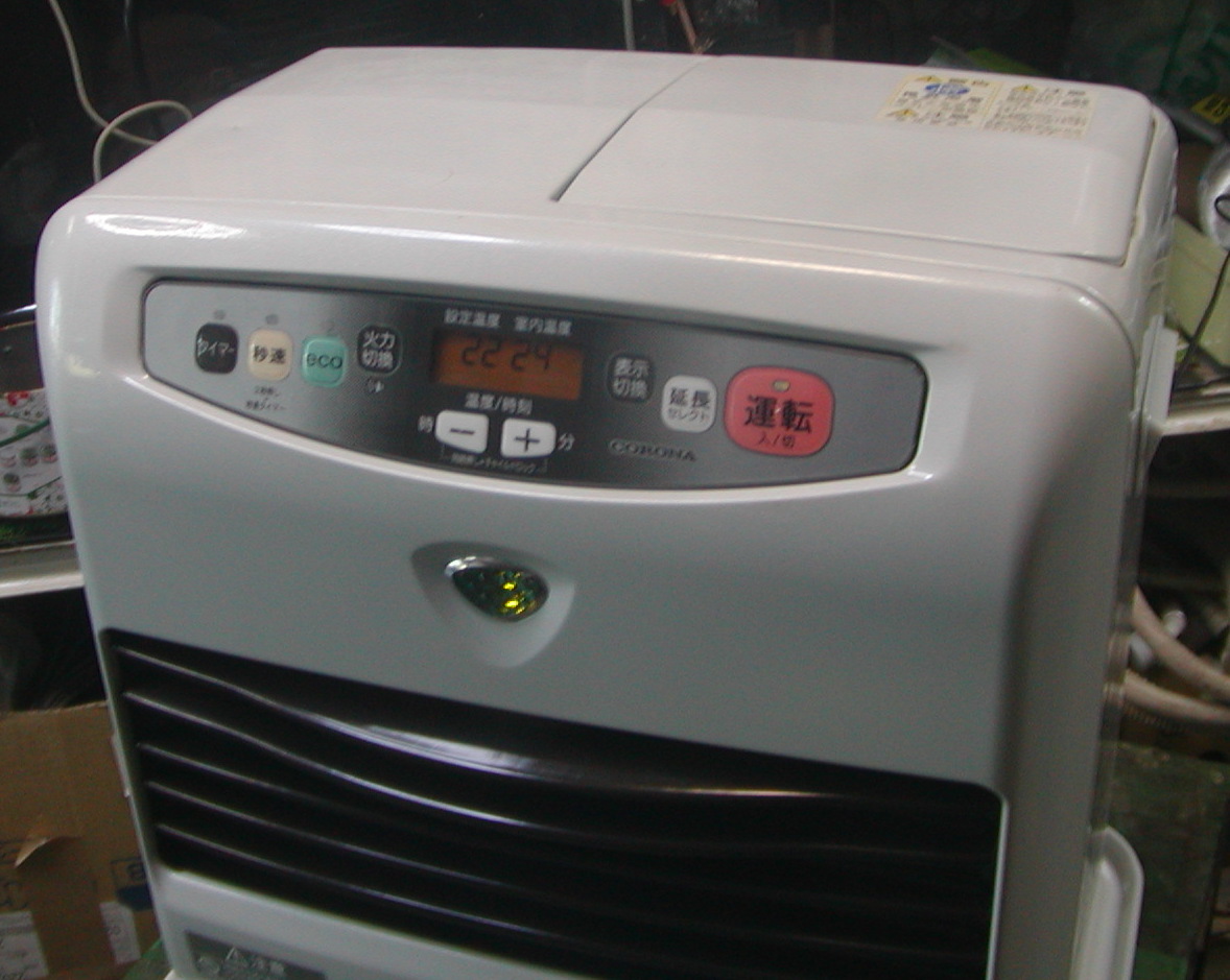 コロナフアンヒーター　暖房出力3.6KW　テストすみ（3J04）_画像3