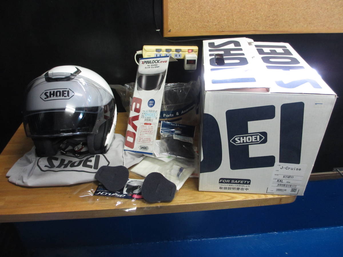 SHOEI ショウエイ　J-Cruise J-クルーズ　中古　美品　着払いクロネコ100サイズ　XXL→XL_こちらが全てです