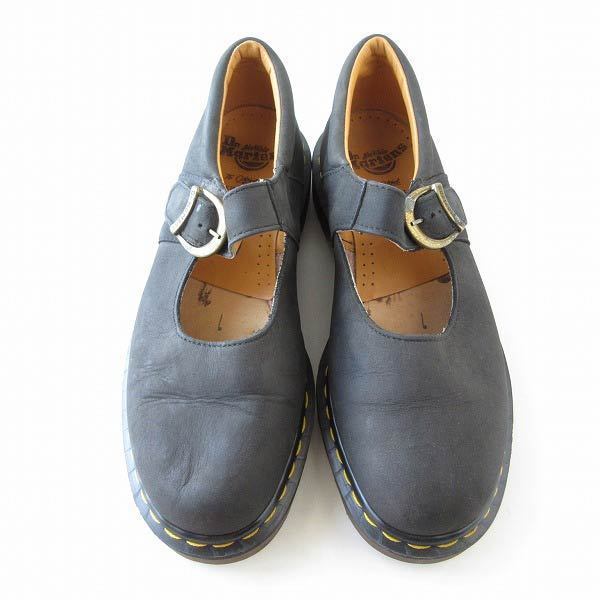 英国製 ドクターマーチン ストラップ シューズ 黒 UK7 25.5cm Dr.Martens MADE IN ENGLAND メンズ 靴 d131-32-0118XV_画像2