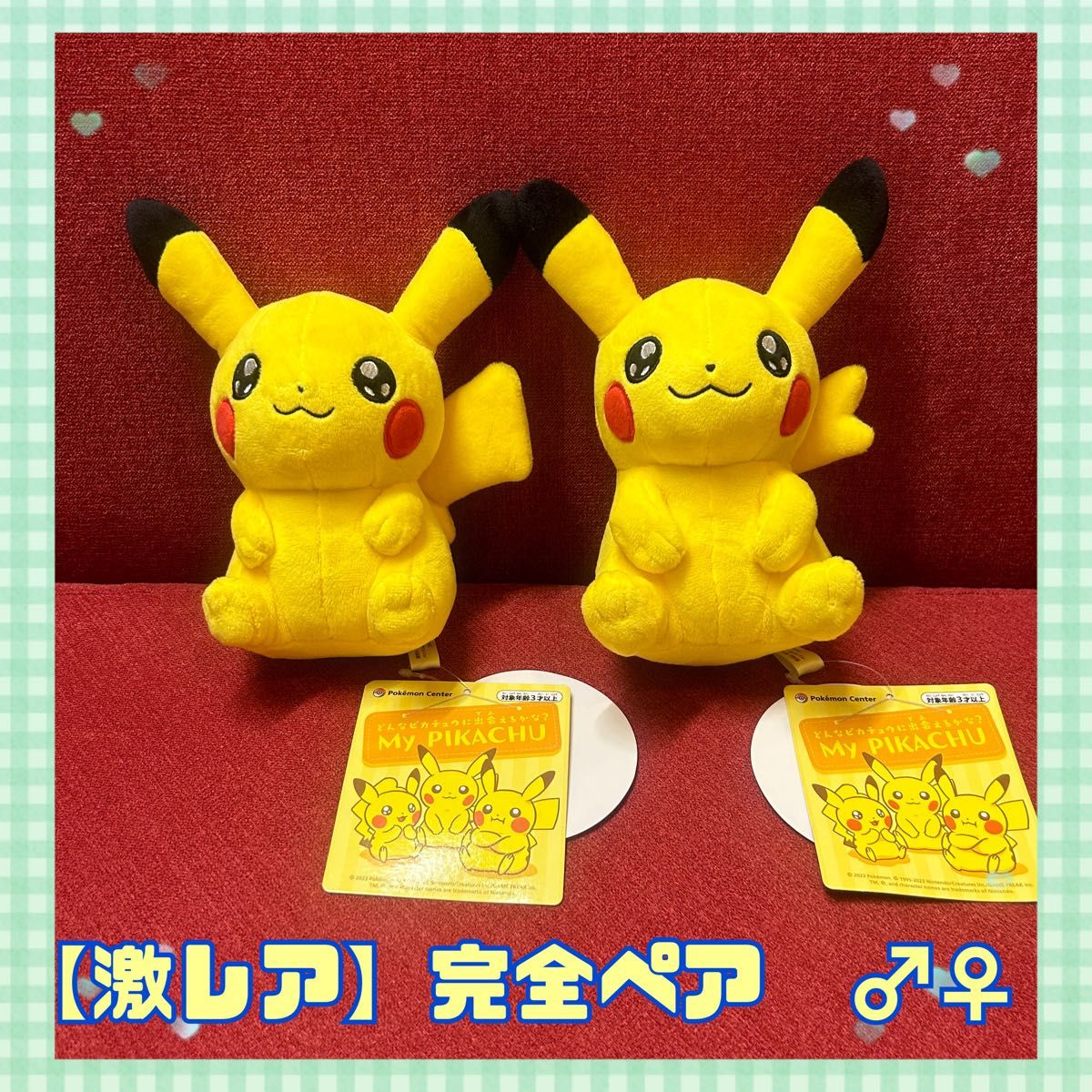 激レア】マイピカチュウ My PIKACHU ぬいぐるみ オス メス-