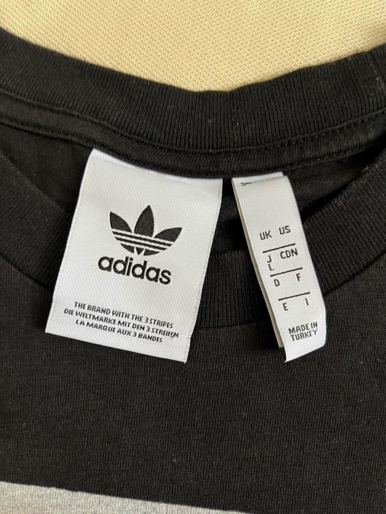 adidas originals アディダス オリジナルス パープル ラベル Tシャツ 半袖 黒 トップス サイズL