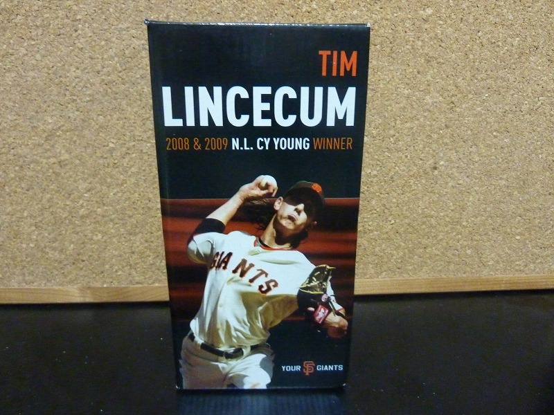 MLB　サンフランシスコジャイアンツ　２００８＆２００９　サイヤング賞　Tim　Lincecum　ティムリンスカム　ボブルヘッド