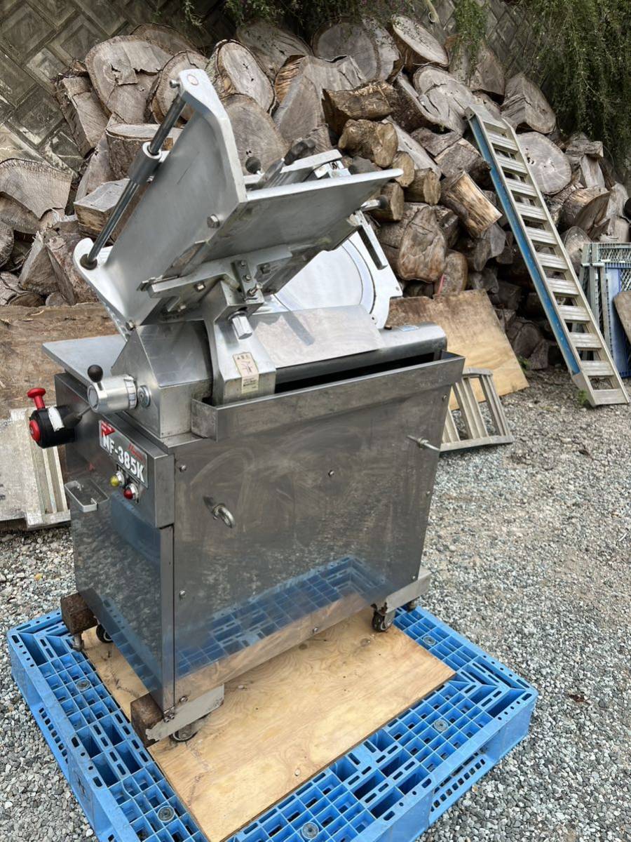 引取限定】NANTSUNE冷凍肉ミートスライサー NF-385K ナンツネ 3 引取限定】NANTSUNE冷凍肉ミートスライサー NF-385K ナンツネ 3