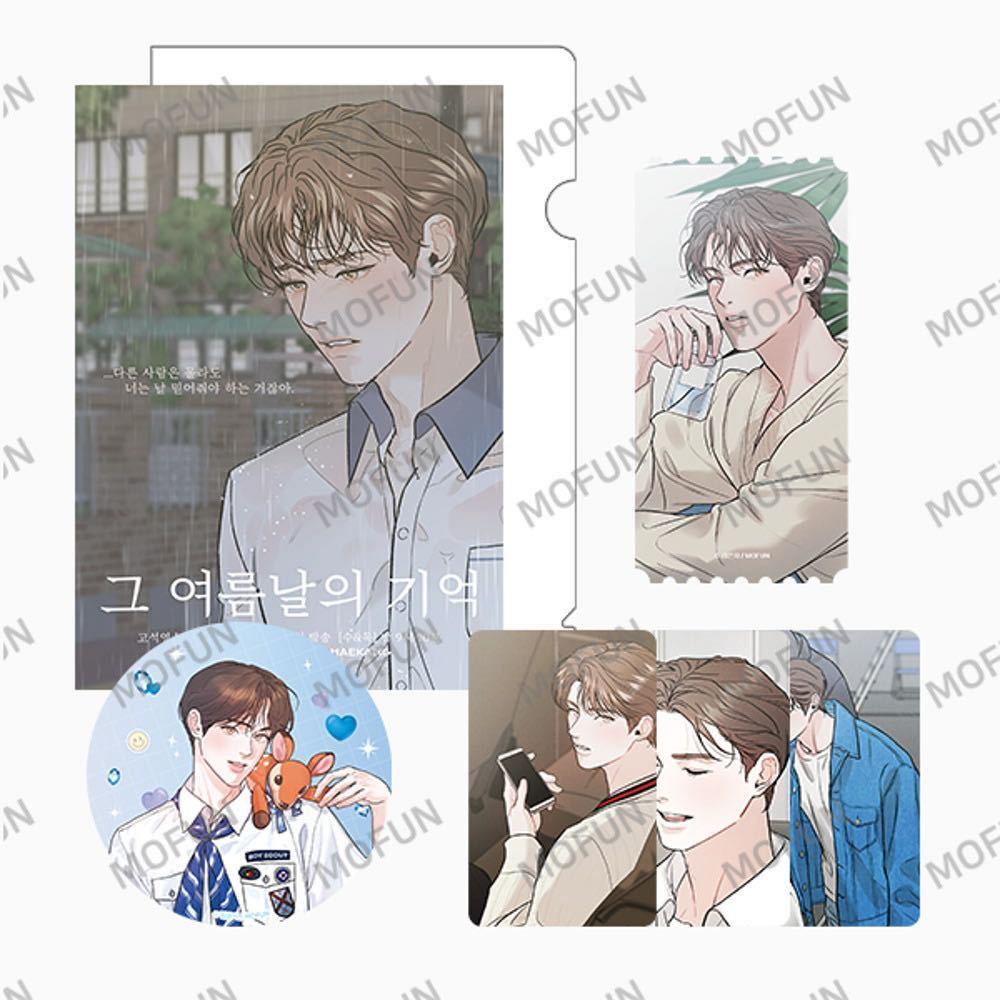 【 コラボカフェ 韓国限定グッズ 】 韓国漫画 韓国BL Lezhin Comics リミテッドラン Limited Run グッズセット アクリルプレート USB