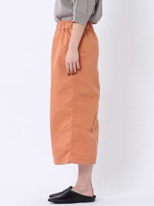 新品　coen 　ツイルミリタリースカート　オレンジ(067)　02(M)　定価3960円