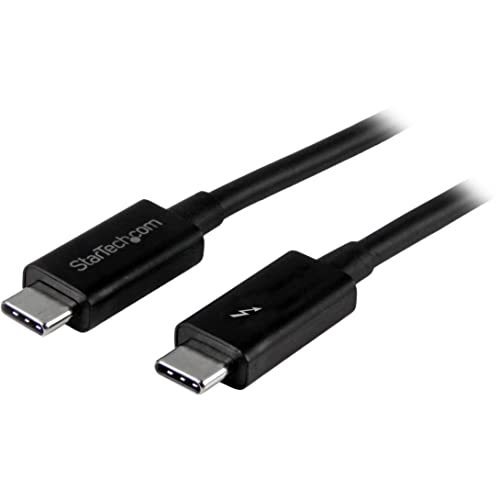StarTech.com Thunderbolt 3 (20Gbps) USB-C ケーブル 1m サンダーボルト/ U・・・