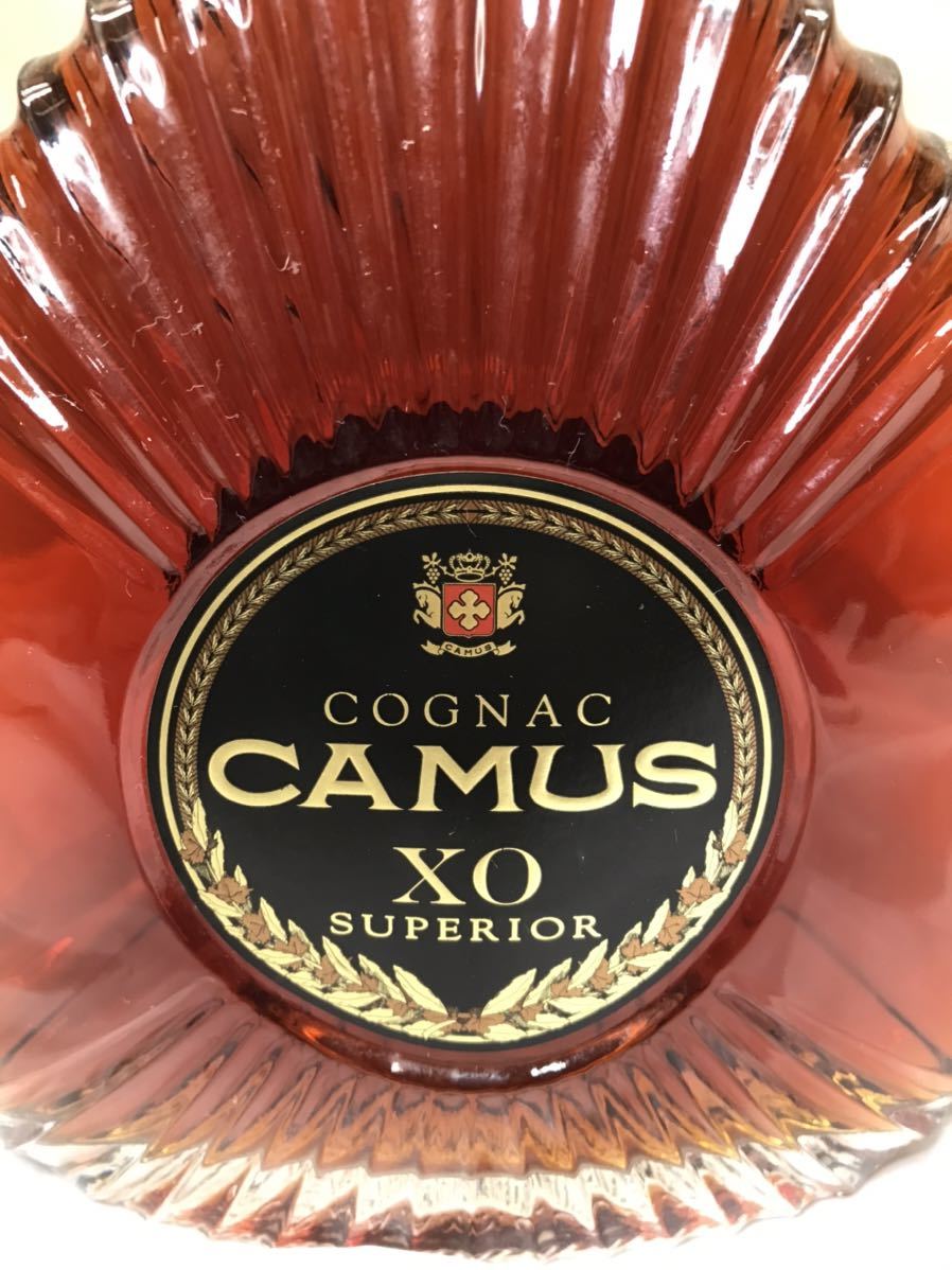 C80 未開栓 CAMUS XO SUPERIOR スペリオール 1000ml 40％ ブランデー コニャック 10c/11b_画像2