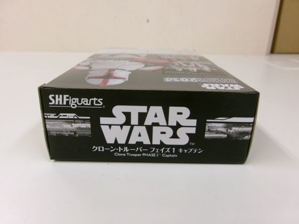 #s61【梱60】バンダイ S.H.Figuarts STAR WARS クローン・トルーパー フェイズ1 キャプテン 未開封 輸送箱付き_画像4