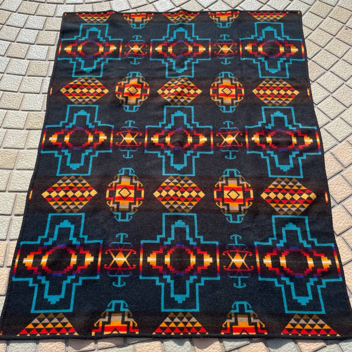 貴重レア!70's pendletonペンドルトン BIGブランケット USA 貴重レア!70's pendletonペンドルトン BIGブランケット USA