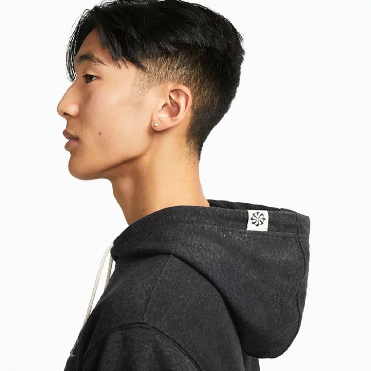 【新品】NIKE 裏起毛スウェット フリース素材 上下セット パーカー ハーフパンツ ブラック系 セットアップ M タグ付き 即納