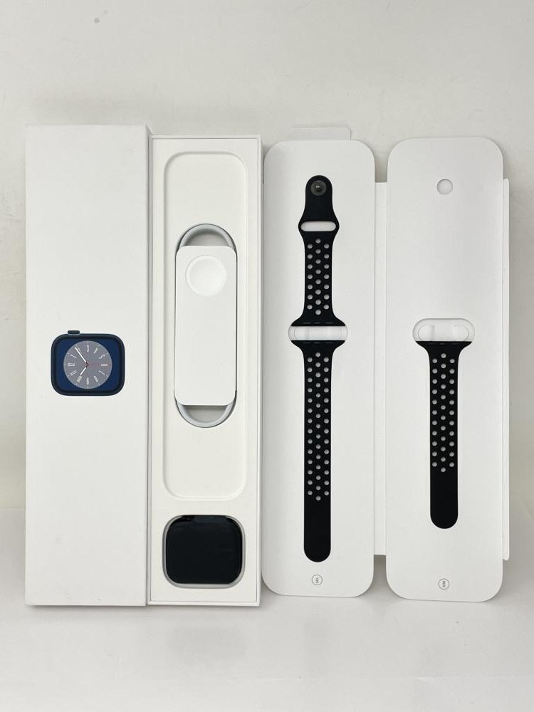 842【美品】 Apple Watch Series8 GPS + Cellular 45mm　ミッドナイトアルミニウムケース Nikeスポーツバンド