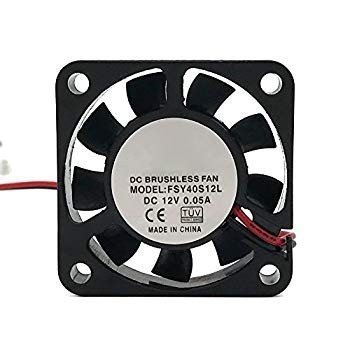 FSY40S12L(SY124010L interchangeable ) DC cooling fan brushless 12V 0.05A 40x40x10mm 4500rpm 2 line 2P plug attaching DVR stock equipped immediate payment possibility 