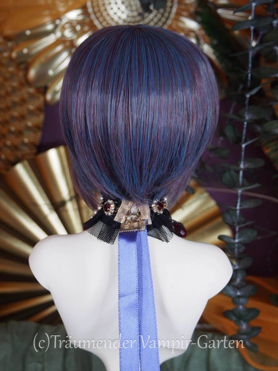 リニューアル予定につきプライスオフ 1個限り【TVG-101】Emile /-Limited Blue Lavender-/ 新品 ドール ウィッグ 8-9inch / MDD 小顔SD等 _画像7