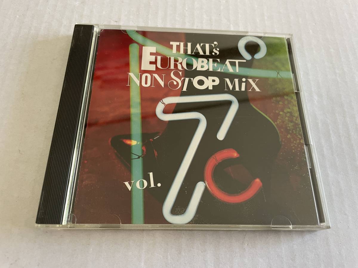 ザッツユーロビート　That's Eurobeat～Nonstop Mix Vol.7　CD オムニバス Hロ-10.　中古