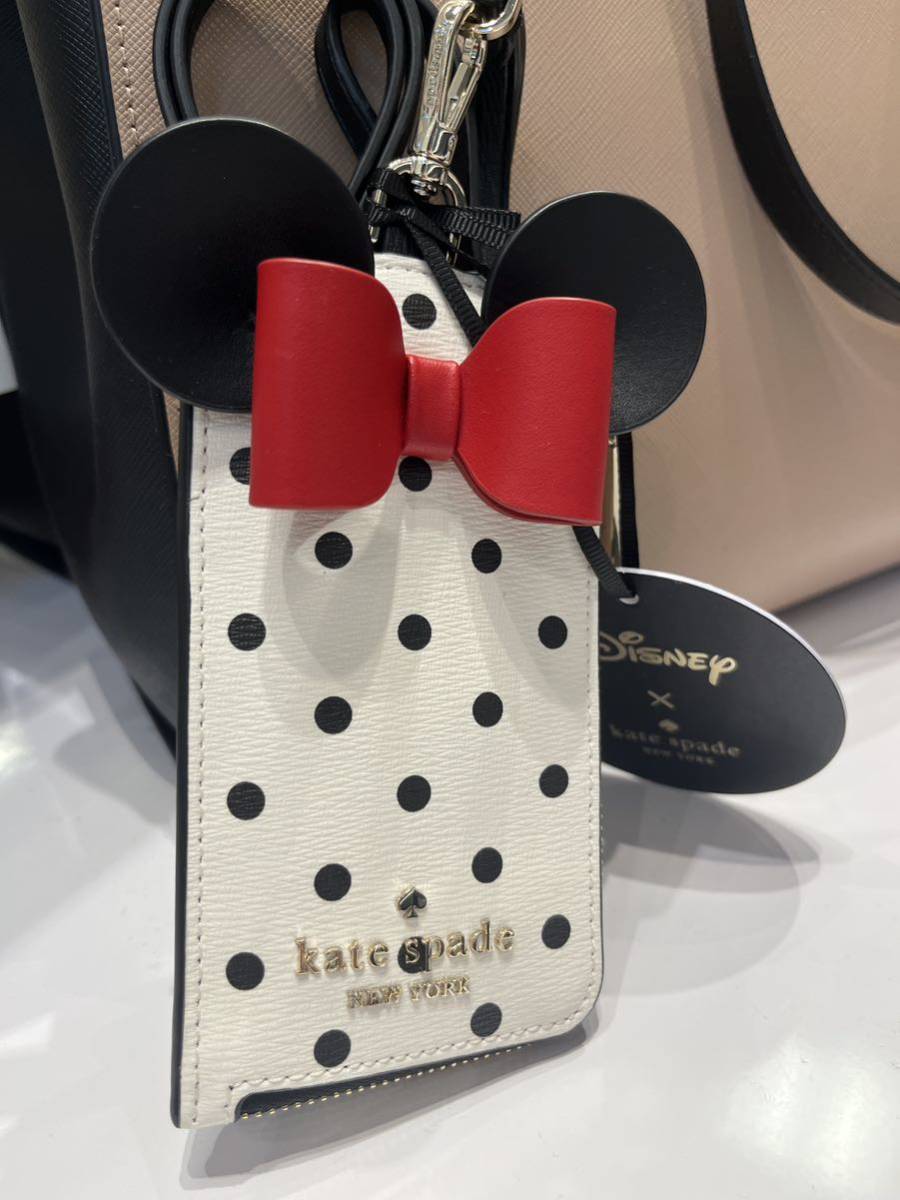 新品 Kate Spade ケイトスペード ネックストラップ ID ケース パス