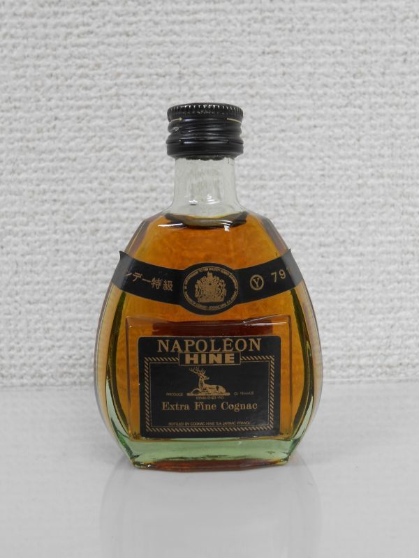 HINE　ハイン　NAPOLEON　ナポレオン　ミニチュアボトル　ブランデー特級　43ml　40%　古酒　同梱不可　管理番号t011_画像1