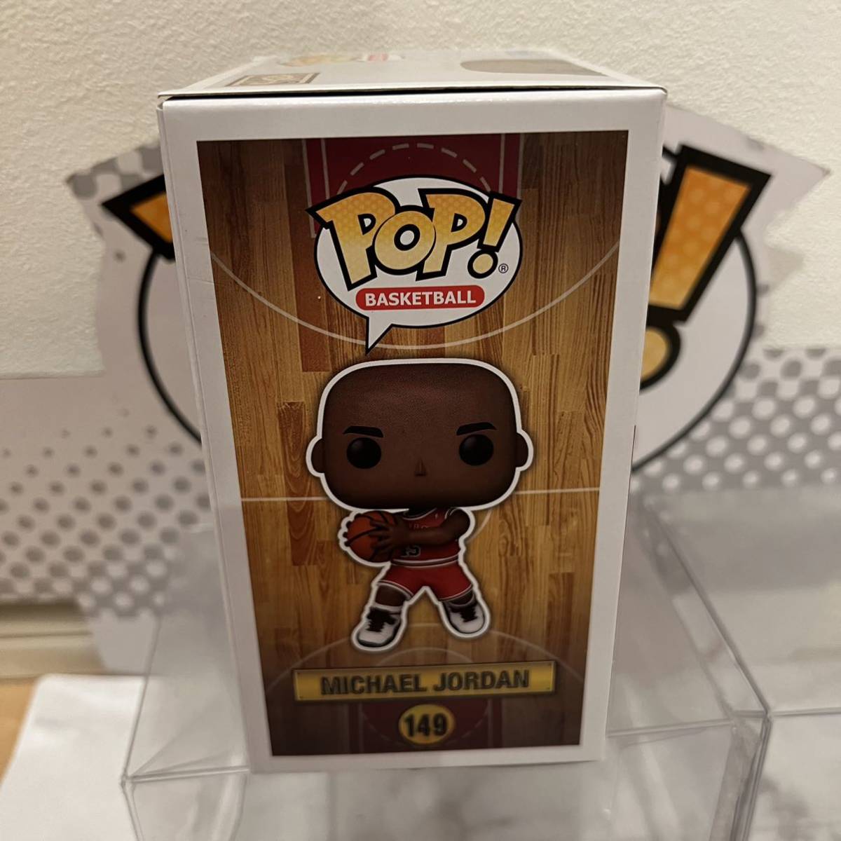 レア限定FUNKO POP! マイケル　ジョーダン　シカゴブルズ　背番号45番_画像2