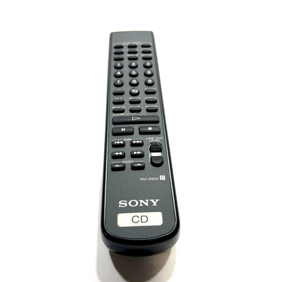 動作確認済】SONY ソニー CDプレーヤー リモコン RM-D950 CDP 動作確認済】SONY ソニー CDプレーヤー リモコン RM-D950 CDP