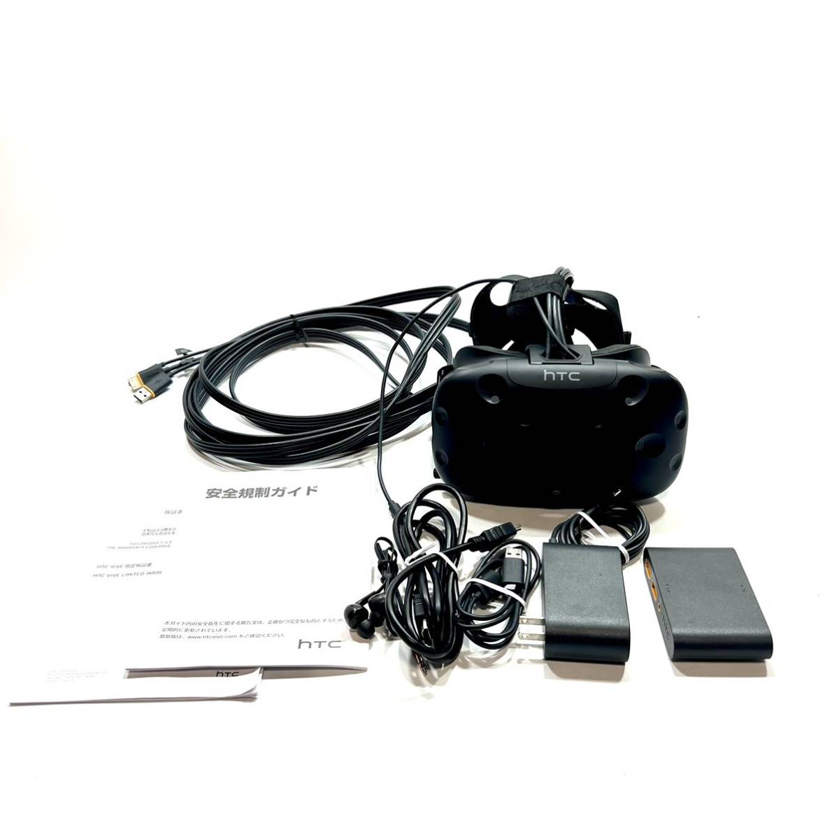 【送料無料】HTC VIVE ヘッドマウントディスプレイ　VIVE HMD VRヘッドマウントのみ　動作確認済　20231024B_画像1