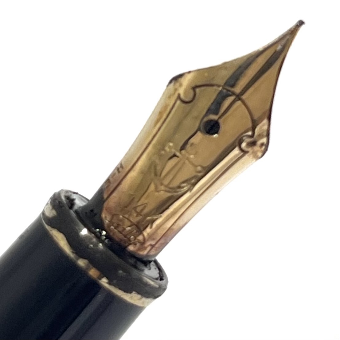 DRM-TO-012 中古品/現状品【SAILOR JAPAN FOUNDED 1911 セーラー 万年筆】ペン先14K ブラック×ゴールド ブランド万年筆 筆記用具 文房具_画像6