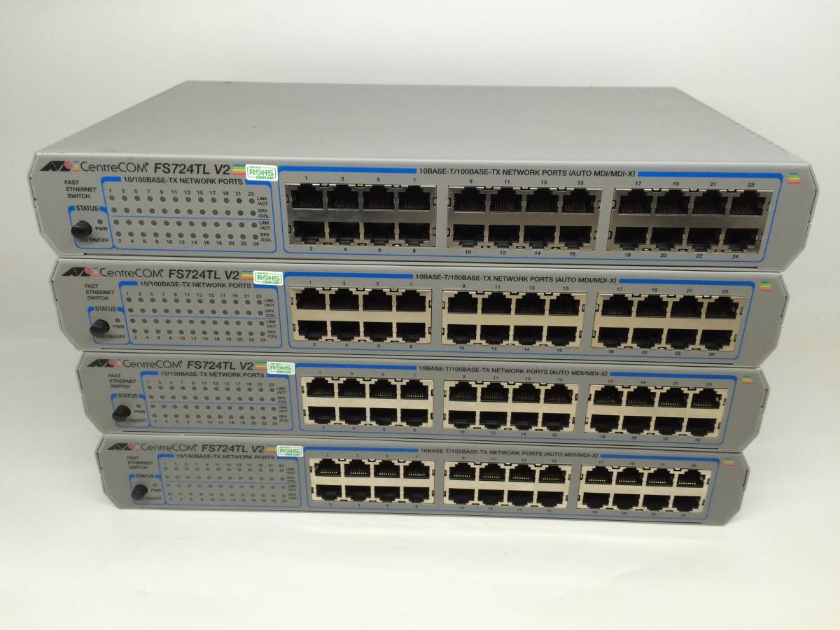 当店の記念日 アライドテレシス A10820) CentreCOM 中古4台セット