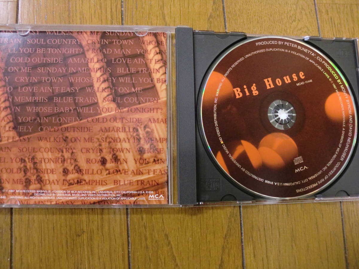 【CD】BIG HOUSE 1997 MCA Produced By Peter Bunetta カントリー・ロック　スワンプ　ウェストコースト・カントリー_画像2