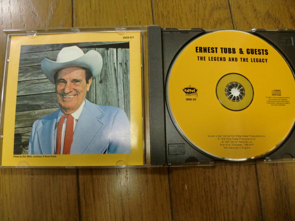 【CD】ERNEST TUBB / THE LEGEND AND THE LEGACY 1979年作 1997年 EDSEL Demon Records ホンキートンク・カントリーの画像2