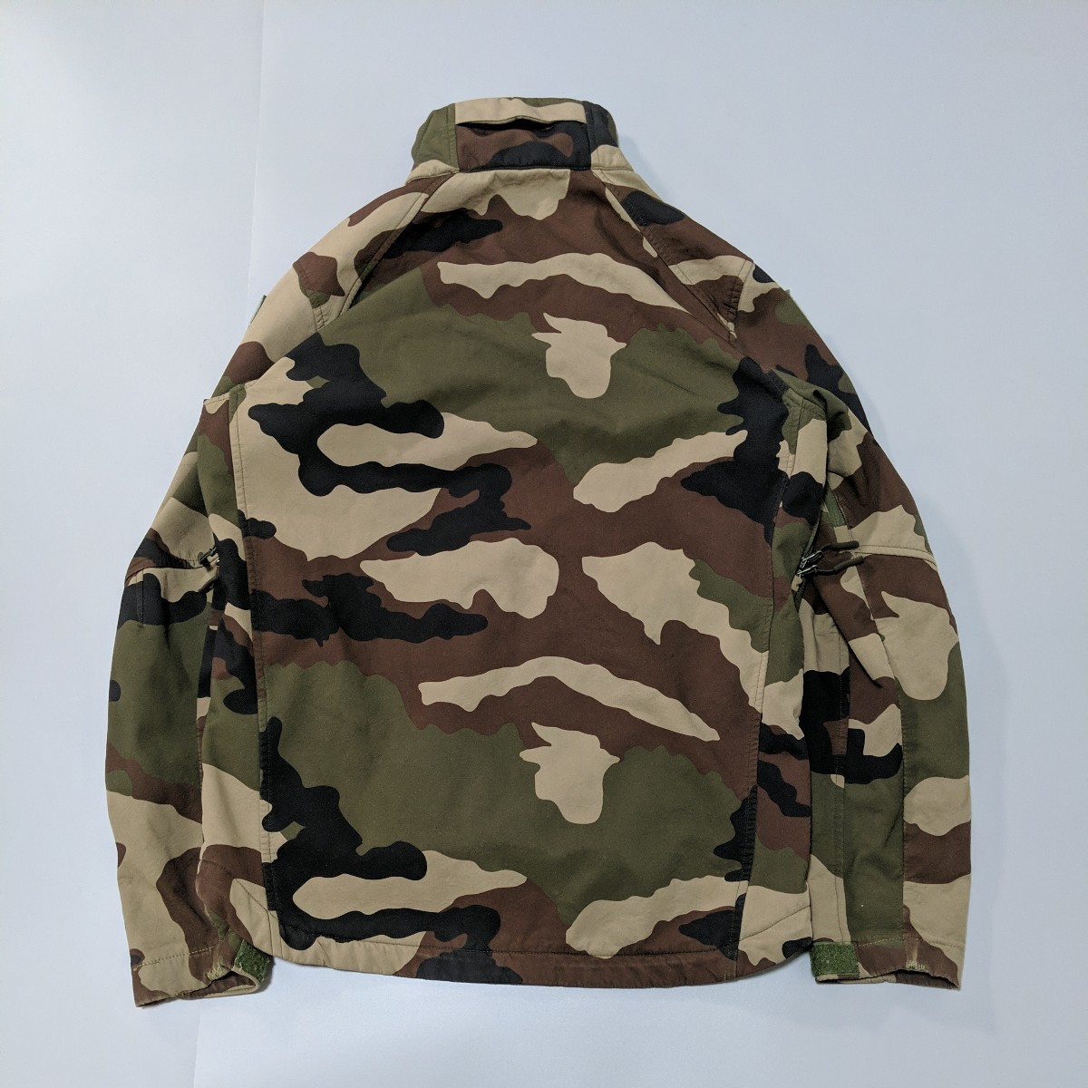 フランス軍 ソフトシェルジャケット カモフラージュ 仏軍 希少 ecwcs-