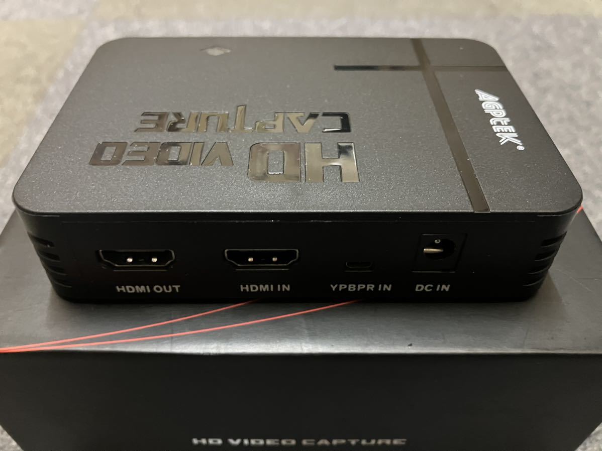 HD VIDEO CAPTURE HDMI PC不要 1080p対応【AGPTEK／VG0020】 美品・付属品全揃_画像3