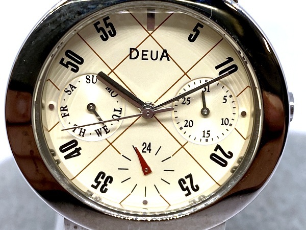 【即決】 SEIKO セイコー ALBA DEUA レディース ボーイズ ウォッチ 腕時計 V33J-6B70 SS METAL 革 クオーツ 稼動_画像2