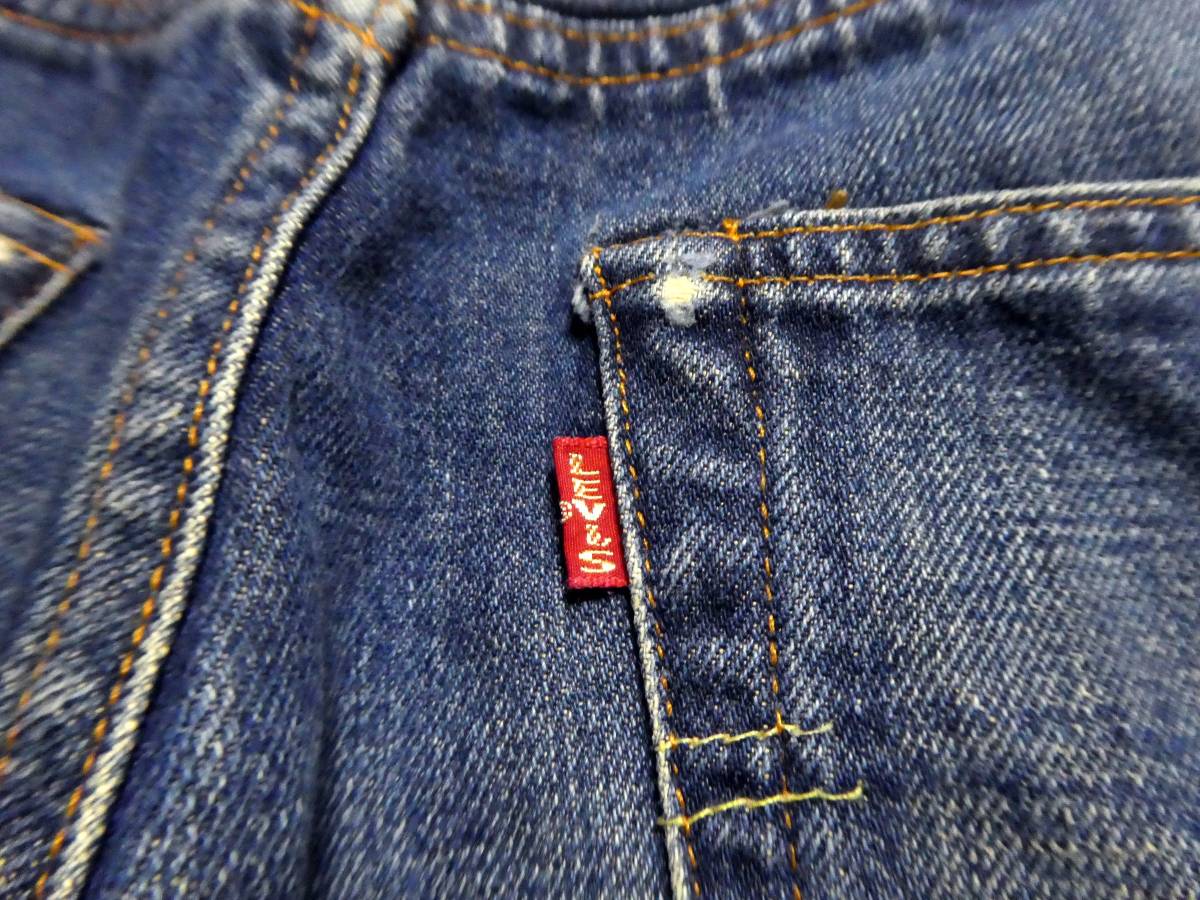 正規品 バレンシア工場製 LEVI'S 47501XX リーバイス 2000年製 復刻 BIG E ボタン裏555 デニムパンツ ジーンズ W35 インディゴ_画像6